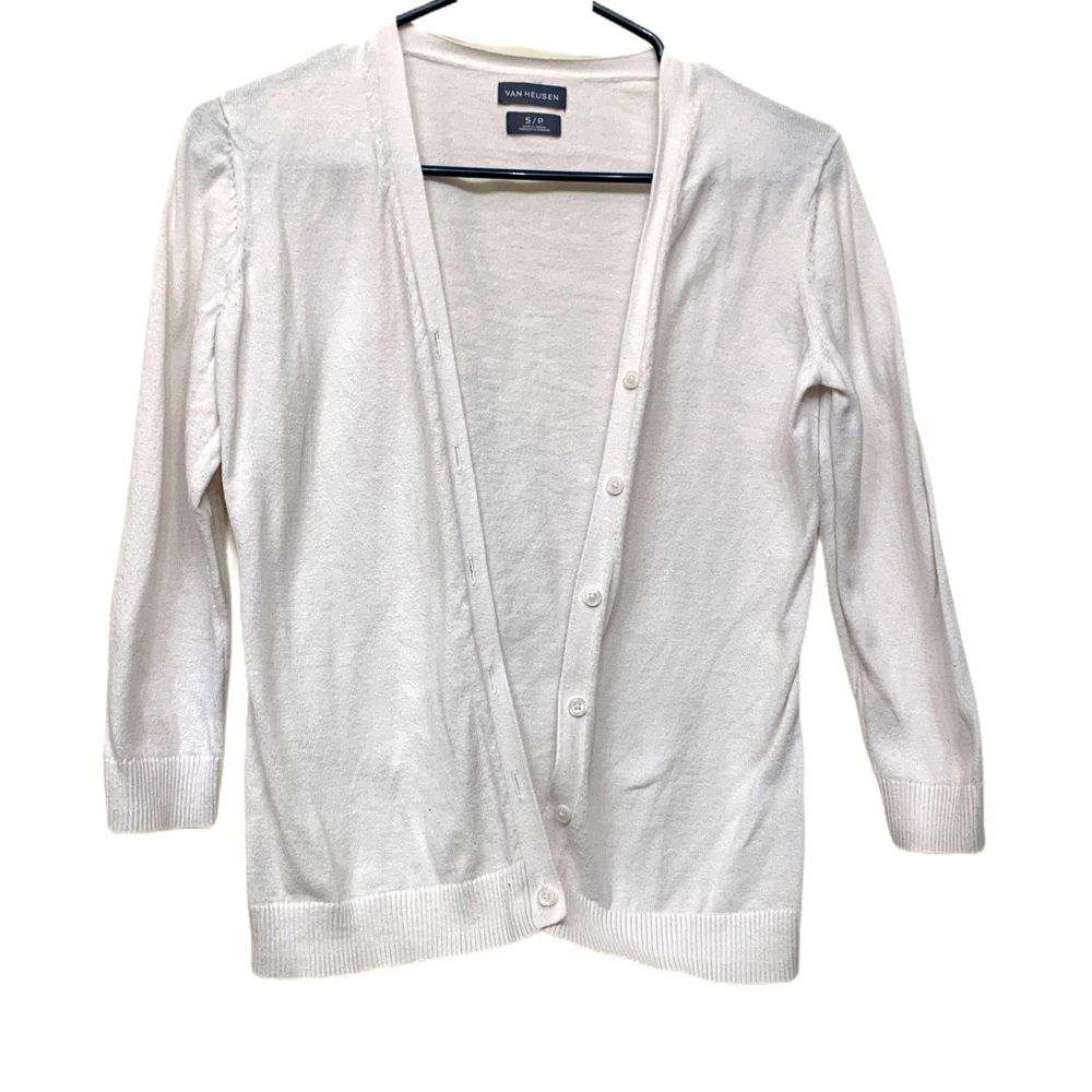 Button Up 3/4 Sleeve Sweater